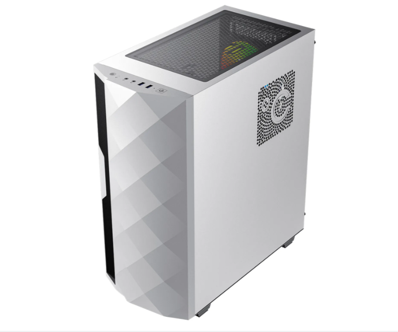 کیس کامپیوتر Diamond CP White – ترکیب زیبایی مینیمال با کارایی حرفهای (سفید)