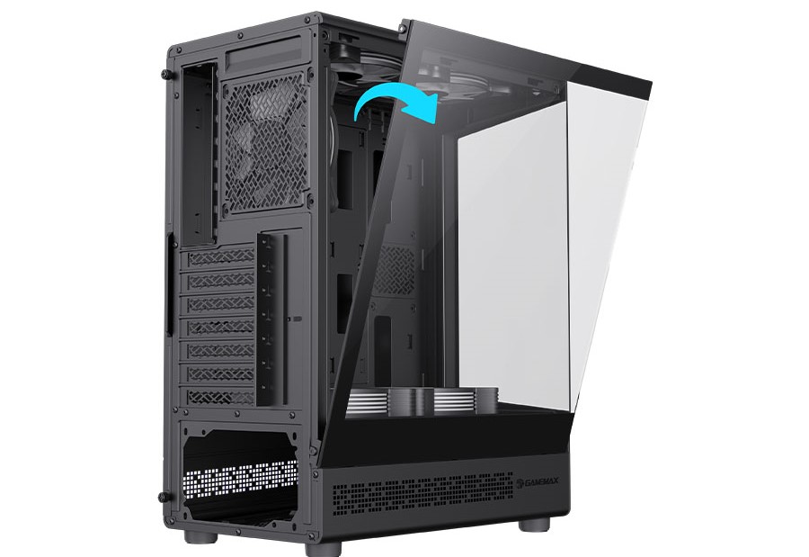 کیس کامپیوتر گیم مکس Vista COC ARGB Mid Tower مشکی - تصویر 5